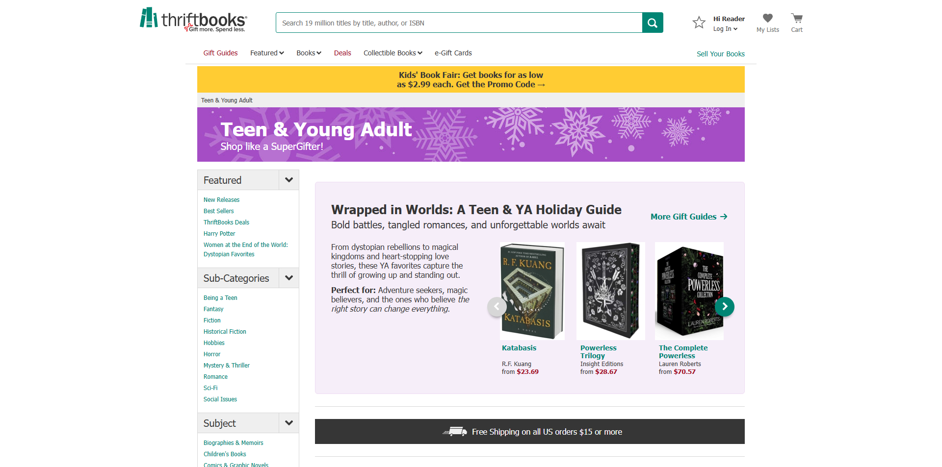 Thrift Books voucher